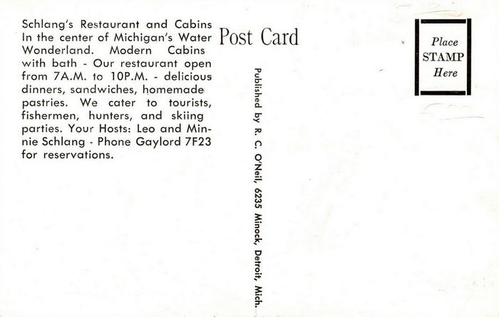 Schlangs - Postcard (newer photo)